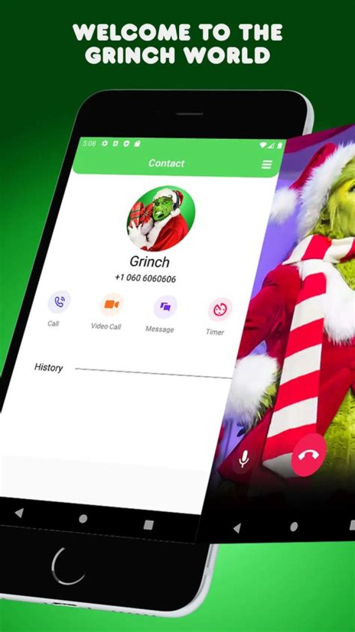 Experience The Magic Of A Grinch Video Call