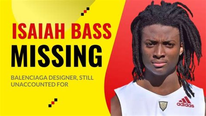 Is Isaiah Bass Still Missing? Here's What Happened