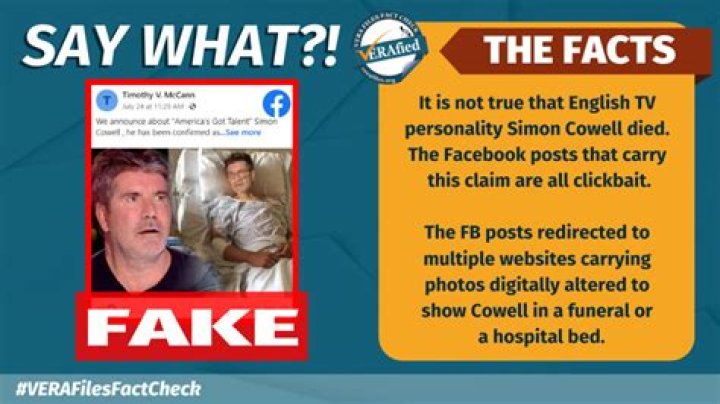 Is Simon Cowell Dead? Separating Fact From Fiction