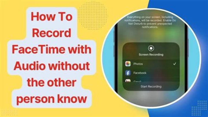 Master The Art Of Screen Recording FaceTime With Audio