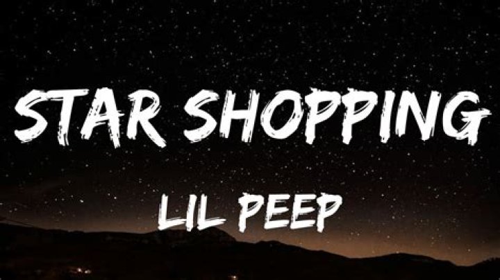 Top Lil Peep Star Shopping Lyrics | Lyrics Larry