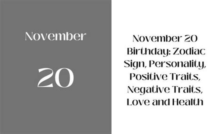 Unlocking The Mysteries Of The November 20th Birthday Zodiac