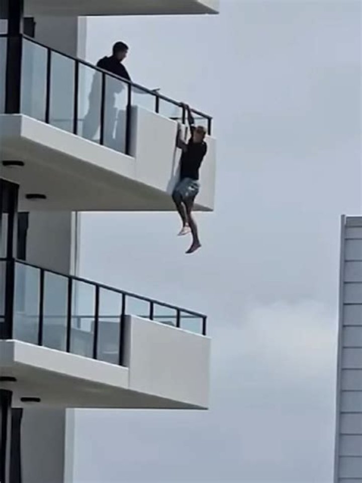 When Gravity Takes Over: The Shocking Incident Of A Guy Falling Off A Balcony